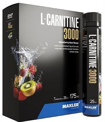 Maxler L-Carnitine 3000 Comfortable Shape, 7 шт. по 25 мл